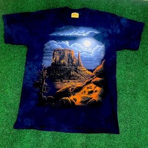 Vintage  90's The Mountain AOP  T-Shirt
